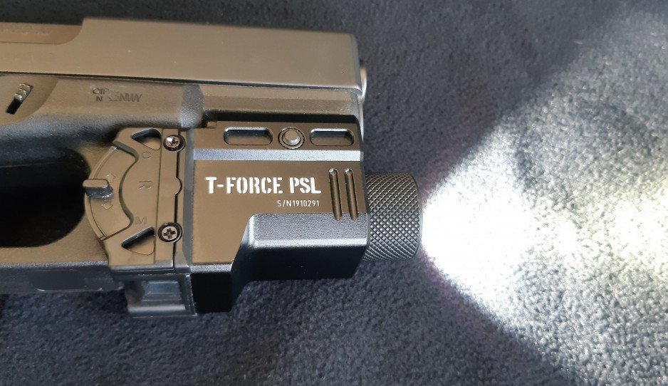Latarka na broń T-Force PSL od Mactronic.