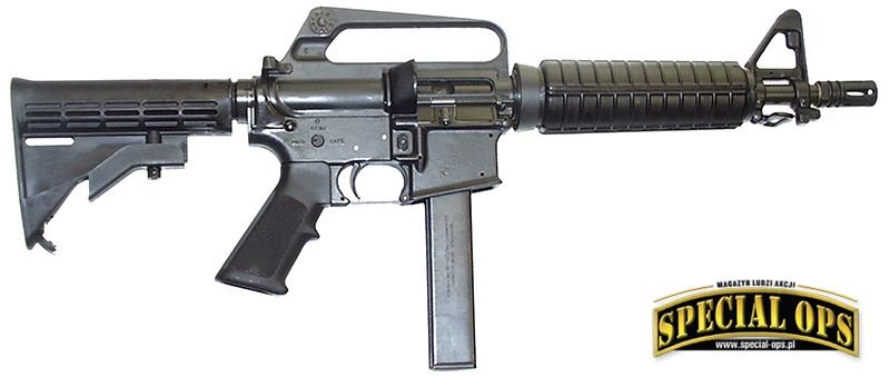 Ojciec 9-mm AR-ów - Colt M635 9 mm SMG; fot: US DoD, US Army, CID PAO/DVIDS, Angstadt Arms, Bushmaster Firearms, BT AG, Colt LLC, CMMG, CZ-USA, Beretta USA, Heckler & Koch GmbH, SIG SAUER, Inc.