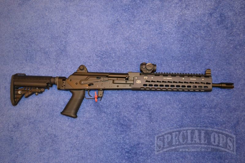 Rosyjski Wepr z kolbą Vltor IMOD i łożem Krebbs Custom Guns KV-UFM.