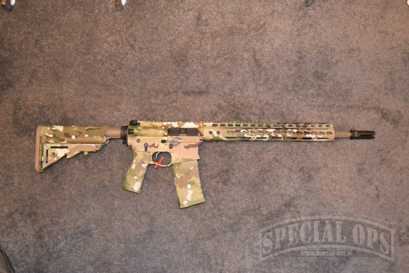 Kbk Legion Firearms LF-15d z łożem firmy Noveske Rifleworks z systemem KeyMod - najwęższym i najlżejszym w tym standardzie.