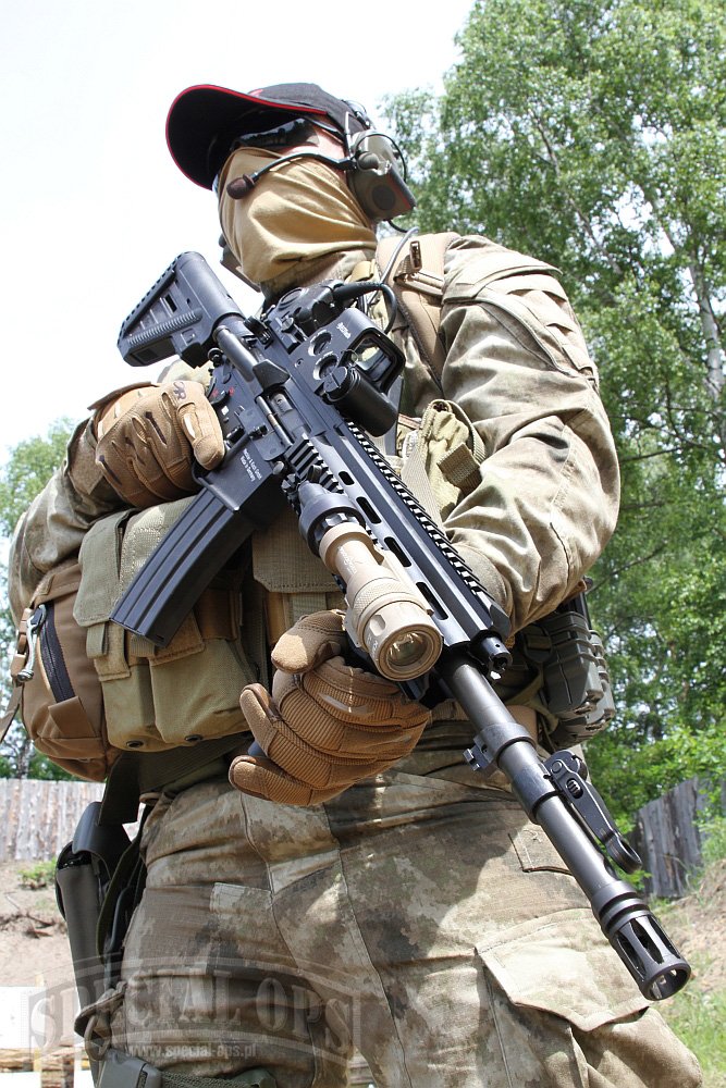 HK416A5 z lufą o długości 16,5” (419 mm)