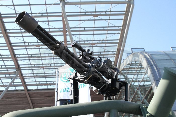 Na prezentowanym na tegorocznym MSPO Świstaku w charakterze głównego uzbrojenia zamontowany został napędowy karabin maszynowy M134G kalibru 7,62 mm.