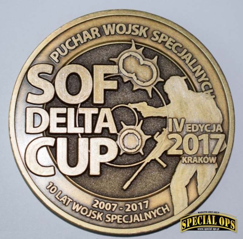 Medal zawodów zawodów SOF Delta CUP o Puchar Wojsk Specjalnych (IV edycja 2017 Kraków)