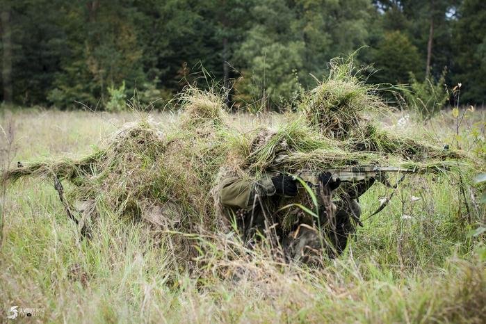 Szkolenie strzelców wyborowych z 15. Giżyckiej Brygady Zmechanizowanej.