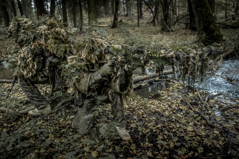 Ćwiczenia strzelców wyborowych z 1. Batalionu Strzelców Podhalańskich we współdziałaniu z pododdziałami zmechanizowanymi.