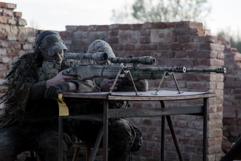 Strzelcy wyborowi z 21. Brygady Strzelców Podhalańskich na 8. Międzynarodowych Zawodach Snajperskich - Military Snipers World Championships - w Bezenec.