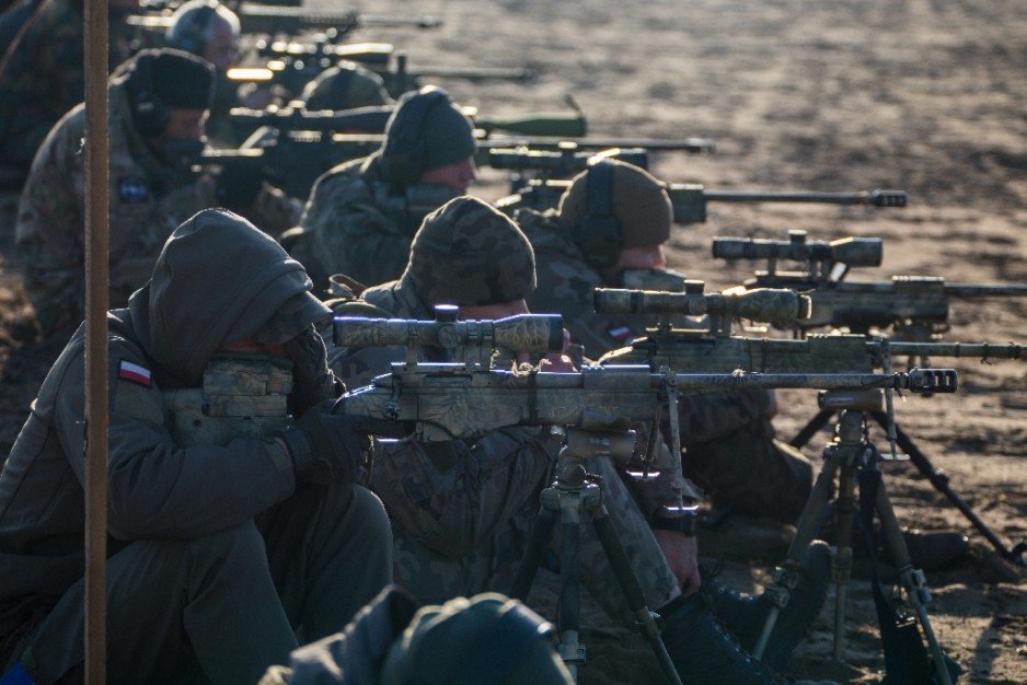 Strzelcy wyborowi z 21. Brygady Strzelców Podhalańskich na 8. Międzynarodowych Zawodach Snajperskich - Military Snipers World Championships - w Bezenec.