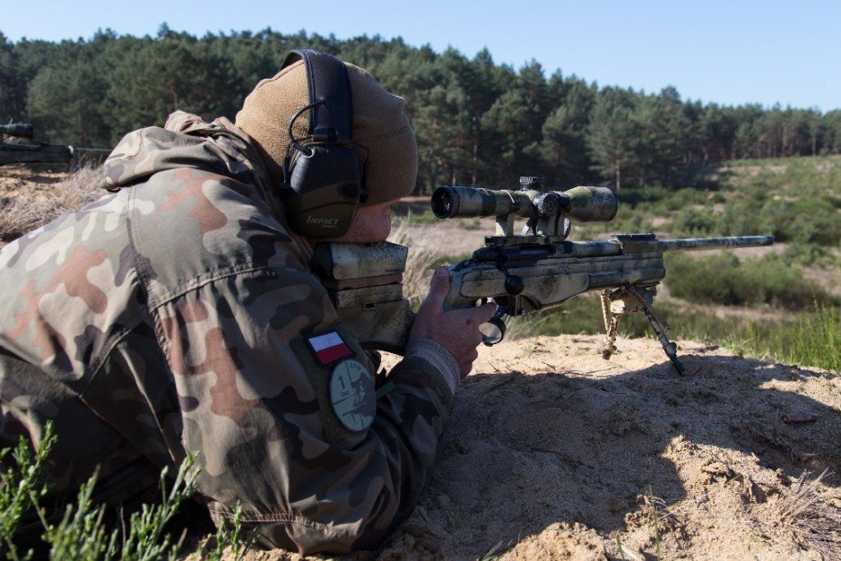 Strzelcy wyborowi z 21. Brygady Strzelców Podhalańskich na 8. Międzynarodowych Zawodach Snajperskich - Military Snipers World Championships - w Bezenec.