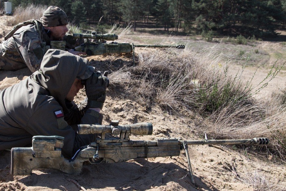 Strzelcy wyborowi z 21. Brygady Strzelców Podhalańskich na 8. Międzynarodowych Zawodach Snajperskich - Military Snipers World Championships - w Bezenec.