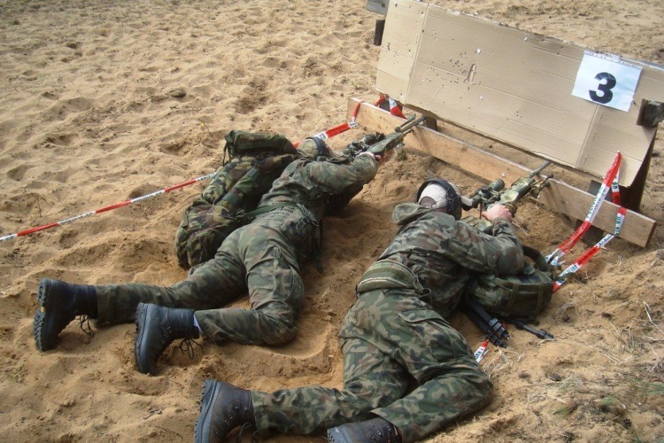 Strzelcy wyborowi z 21. Brygady Strzelców Podhalańskich na 8. Międzynarodowych Zawodach Snajperskich - Military Snipers World Championships - w Bezenec.