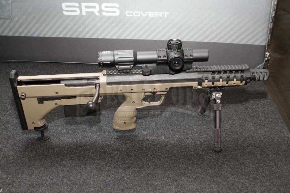 Karabin Desert Tactical Arms SRS Cover Rifle z 16-calową lufą.