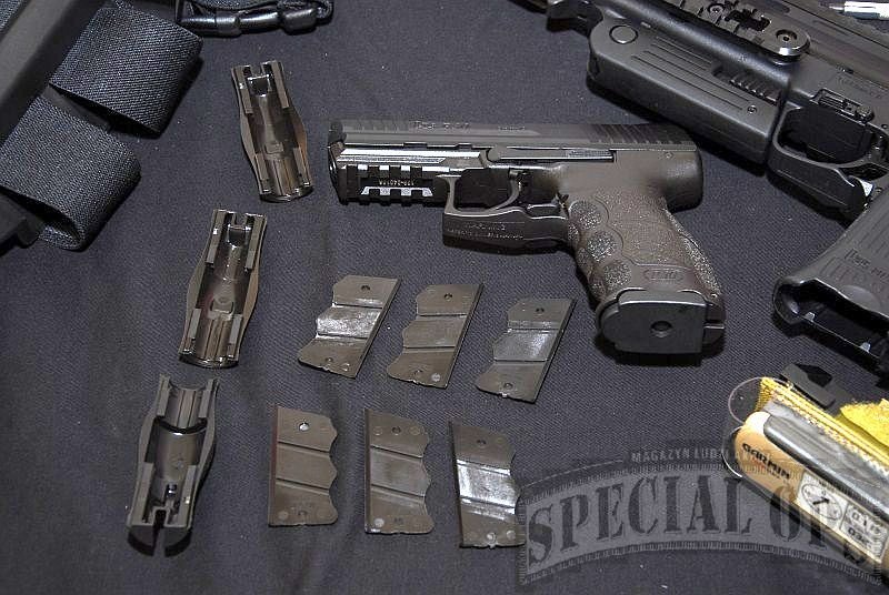 Pistolet HK P30 z kompletem wymiennych okładzin chwytu
