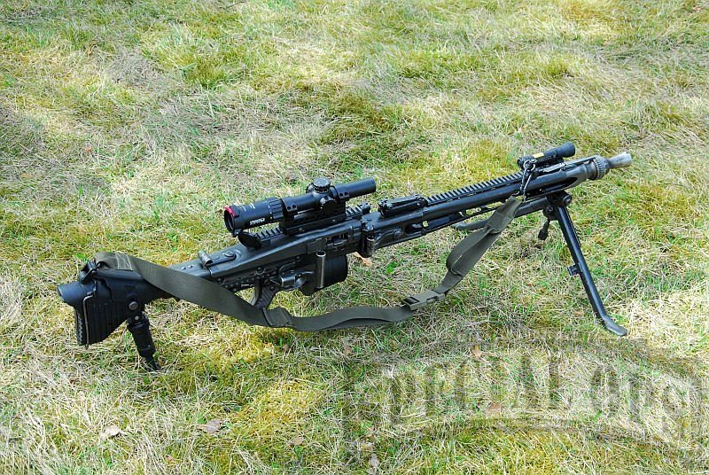 Ukm MG3 KWS, czyli wersja taktyczna karabinu o prawie 70-letnim rodowodzie.