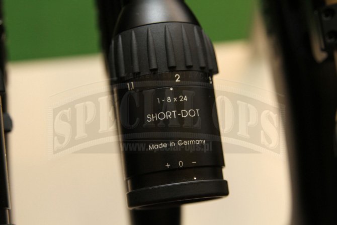 Celownik optyczny 1-8x24 Short Dot formy Schmidt&Bender.