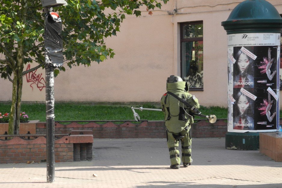 Pokaz dynamiczny współdziałania służb, w tym łódzkich antyterrorystów (SPAP Łódź) i funkcjonariuszy łódzkiego oddziału Straży Granicznej - Łódź, 13 września 2016 r.