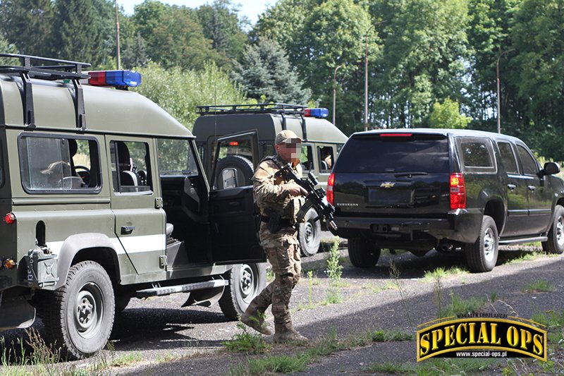 Szkolenie Wydziału Ochrony Oddziału Specjalnego Żandarmerii Wojskowej w Warszawie.