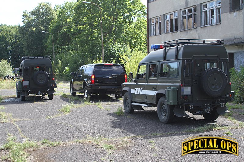 Szkolenie Wydziału Ochrony Oddziału Specjalnego Żandarmerii Wojskowej w Warszawie.