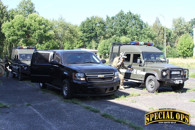 Szkolenie Wydziału Ochrony Oddziału Specjalnego Żandarmerii Wojskowej w Warszawie.