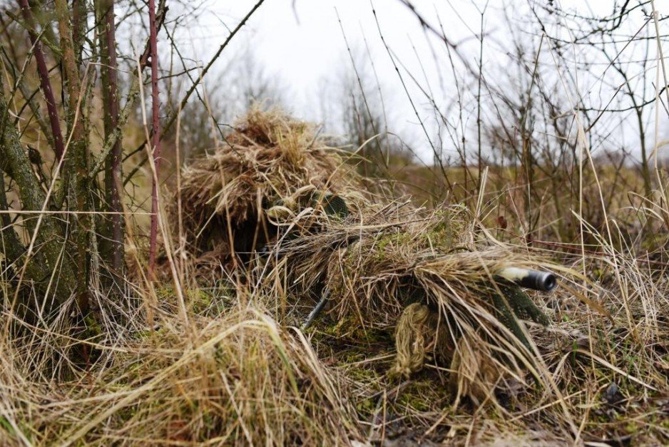 Szkolenie strzelców wyborowych 21. Brygady Strzelców Podhalańskich - strzelanie na nieznanym dystansie.