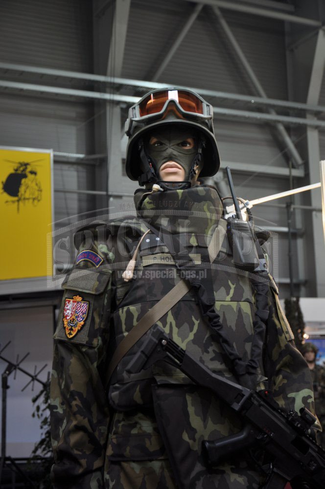 Fragment wystawy Sił Zbrojnych Republiki Czeskiej