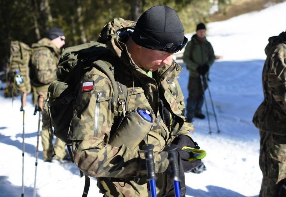 Szkolenie kondycyjne strzelców wyborowych 21. Brygady Strzelców Podhalańskich w Tatrach.