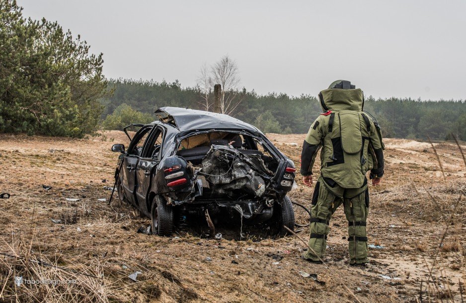 Szkolenie pirotechników na obiektach 2 Mazowieckiego Pułku Saperów w Kazuniu Nowym - 7 marca 2017 r.