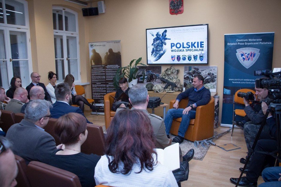 Polskie Wojska Specjalne - wystawa Centrum Weterana Działań Poza Granicami Państwa.