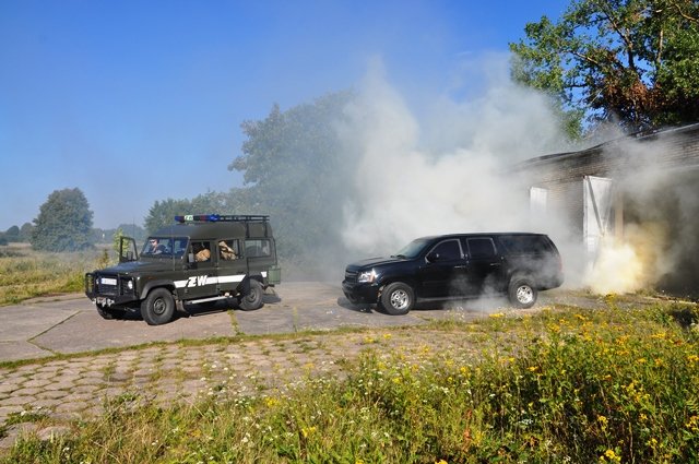 Szkolenie Wydziału Ochrony Oddziału Specjalnego Żandarmerii Wojskowej w Warszawie.