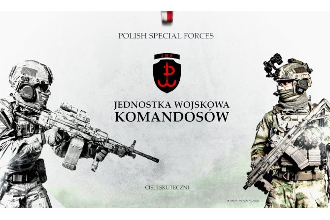 Plakat JW Komandos&oacute;w
Fot. Źr&oacute;dło: https://www.facebook.com/JednostkaWojskowaKomandosow