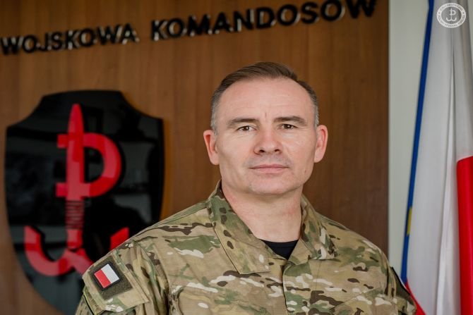 Pułkownik Wojciech Danisiewicz Fot. Jednostka Wojskowa Komandos&oacute;w
&nbsp;