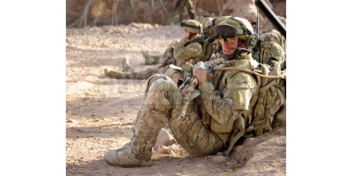 Żołnierz australijskiego kontyngentu w Afganistanie