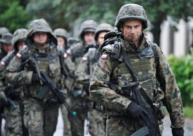 Żołnierze Wojsk Obrony Terytorialnej. Fot. DWOT