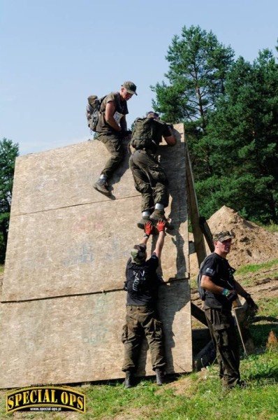 pionowa przeszkoda na vi biegu tygrysa