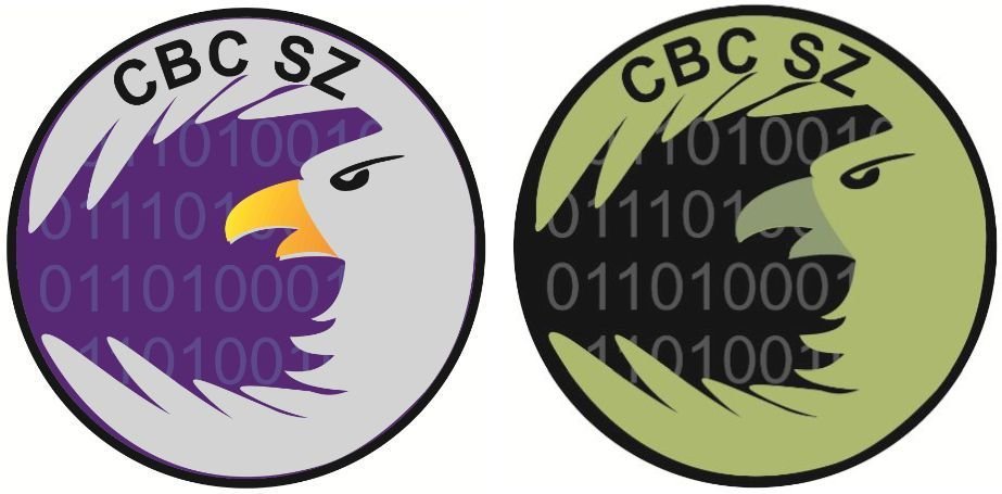 Wzór graficzny odznaki rozpoznawczej Centrum Bezpieczeństwa Cybernetycznego Sił Zbrojnych na mundur wyjściowy