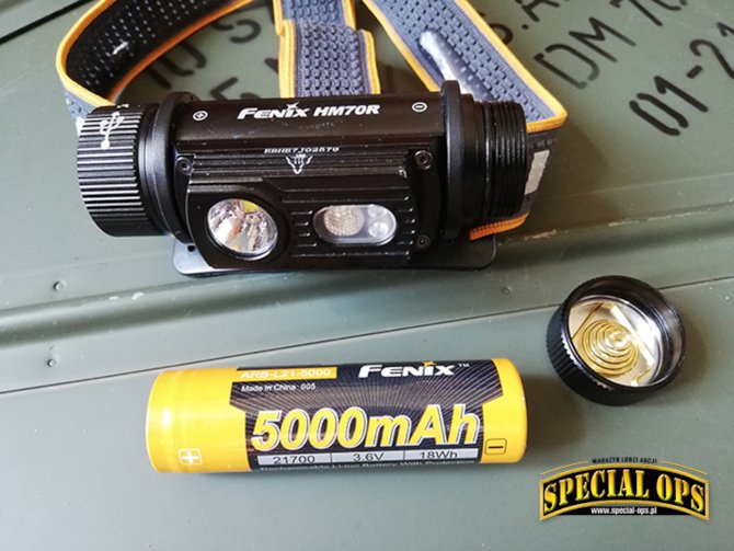 Fenix HM70R bateria