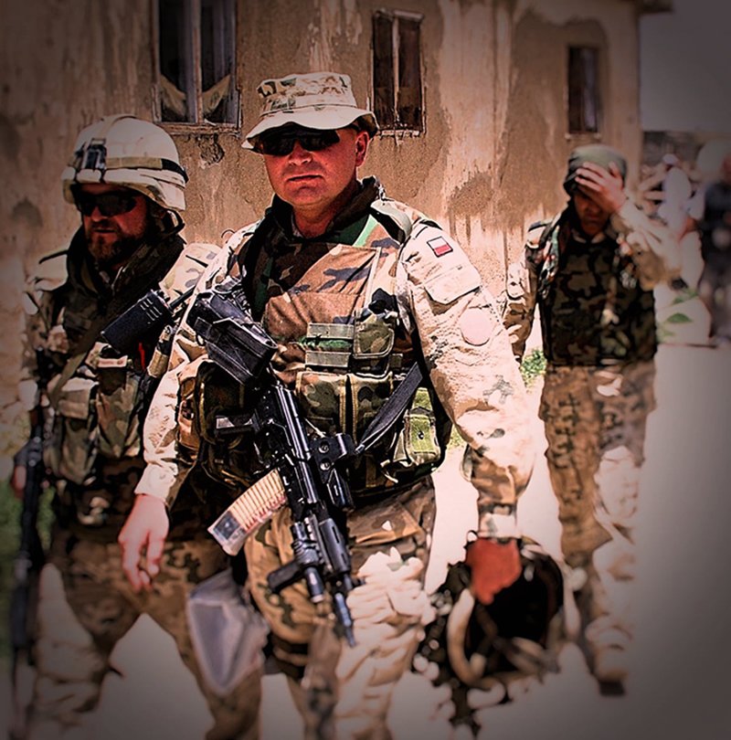 Marciń Szymański w Afganistanie