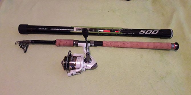 Złożona wędka ze spinningiem Cormoran Black Star