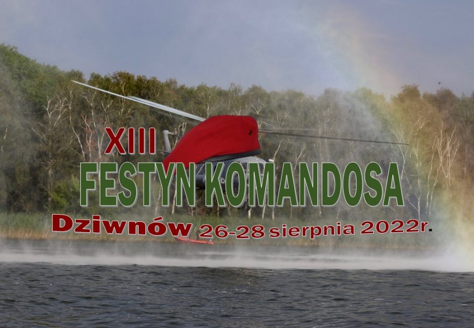 XIII Festyn Komandosa w Dziwnowie. Grafika: Festyn Komandosa w Dziwnowie