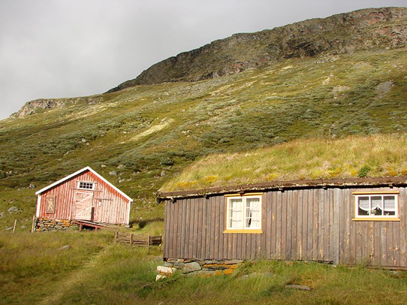 Domy u podnórzy fordu