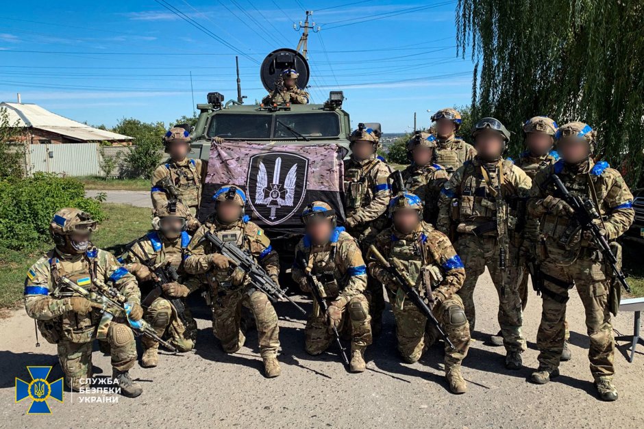 Operatorzy Alfy SBU w Izium. Fot. Służba Bezpieczeństwa Ukrainy