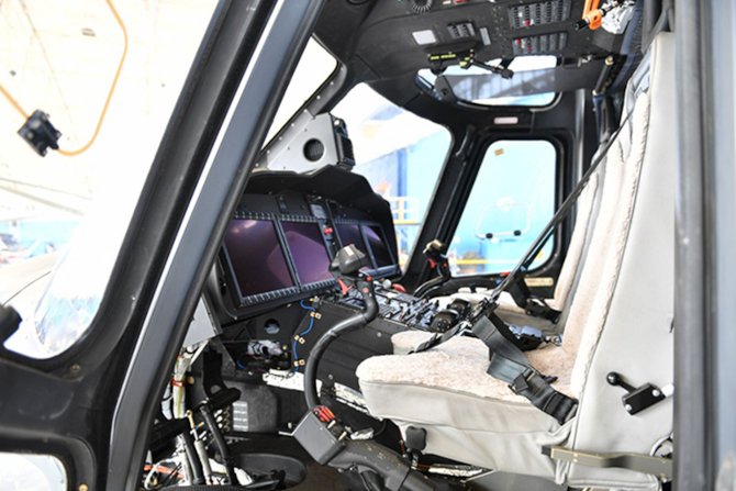 kabina śmiglowca AW 149
