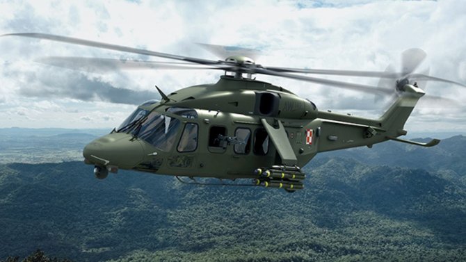 Śmiglowiec AW 149 w polskich barwach