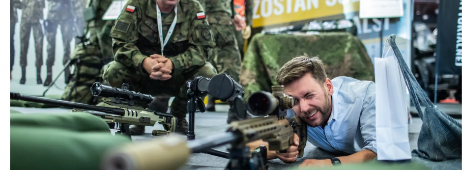 Stoisko Wojsk Obrony Terytorialnej na MSPO 2022. Fot. WOT