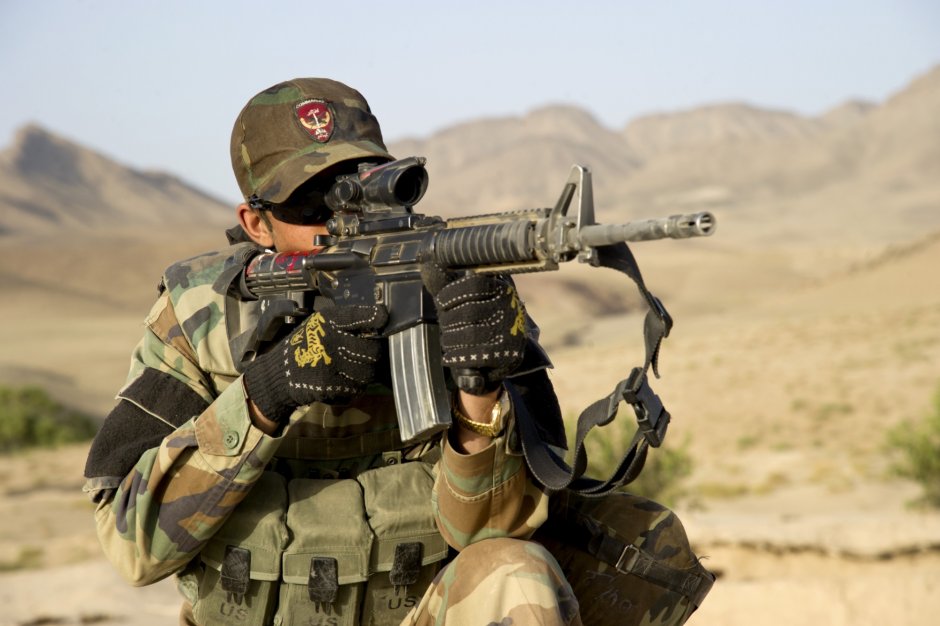 Komandos Korpusu Armii Narodowej Afganistanu (ANA Commando). Fot. Wikipedia
