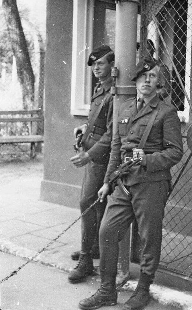 Żołnierze 1, batalionu w Czechosłowacji