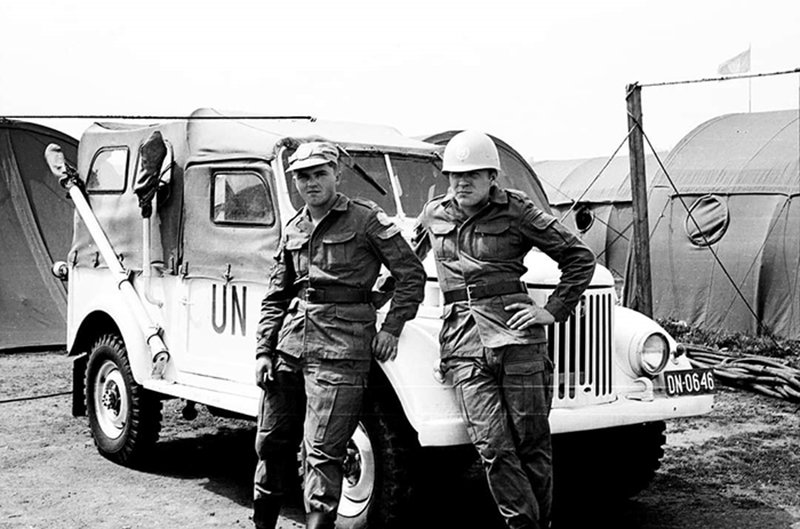 Żołnierze 6.PDPD na misji ONZ UNEF II Egipt