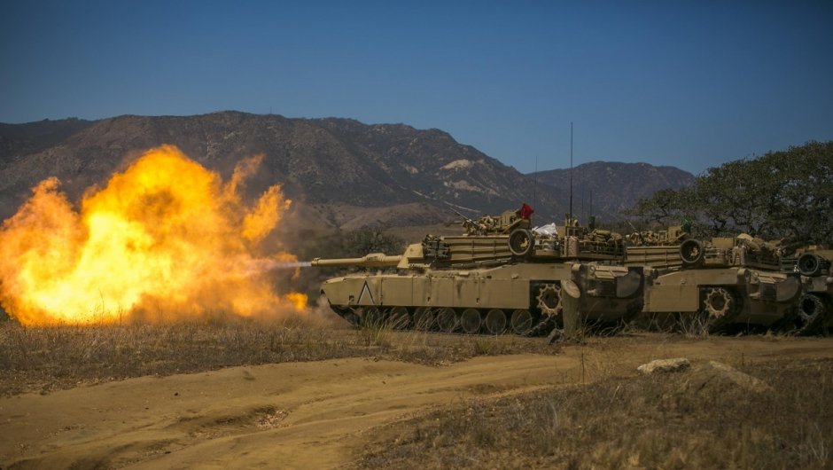 Czołgi M1A1 ABRAMS. Foto. US ARMY