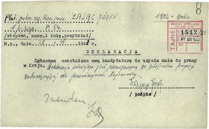 Deklaracja cichociemnego