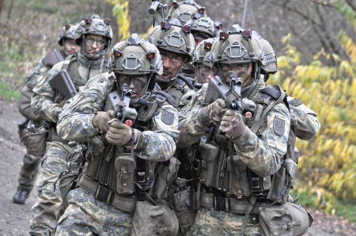 Austryjaccy żołnierze w nowym kamuflażu. Foto. Bundesheer