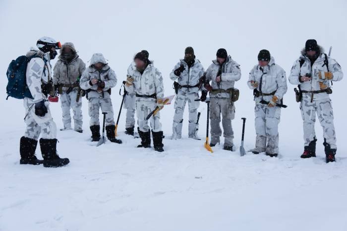 Uczestnicy ćwiczeń Arctic Edge